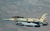 Archivo:Israeli F-16s at Red Flag