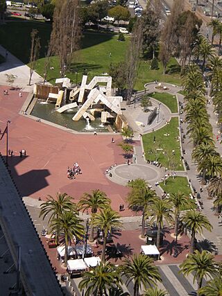 Justin Herman Plaza from Steuart Tower.JPG