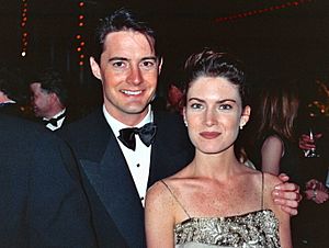 Archivo:Kyle MacLachlan Lara Flynn Boyle Emmy Awards 1990