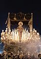 La Virgen de los Dolores en su trono