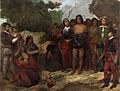 La captura de Caupolicán por Monvoisin