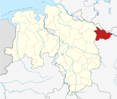 Locator map DAN in Lower Saxony.svg