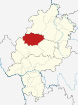 Locator map MR in Hesse.svg