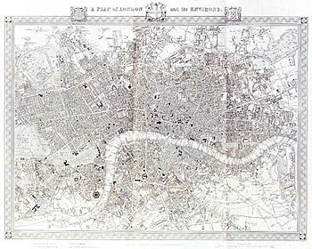 Archivo:London engraved by J. & C. Walker in 1845 from a map by R Creighton