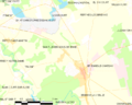 Map commune FR insee code 10345