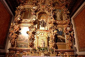 Archivo:Monestir de Sant Cugat - Retaule de la capella de Sant Benet