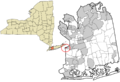Nassau County New York incorporated and unincorporated areas Bellerose Terrace highlighted