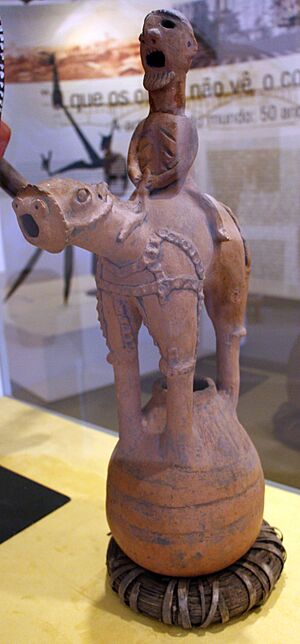 Archivo:Niger, cavaliere, xix sec. terracotta