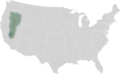 Northern Paiute Mono map