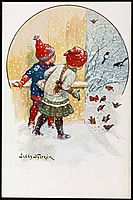 Nr. 3 Julemotiv tegnet av Jenny Nystrøm (24207690998)