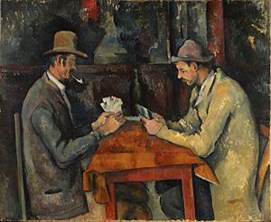 Archivo:Paul Cézanne, 1892-95, Les joueurs de carte (The Card Players), 60 x 73 cm, oil on canvas, Courtauld Institute of Art, London