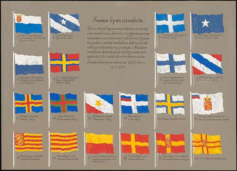 Proposed flags of Finland 1
