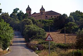 Vista de la Iglesia de San Marcial, en La Cabaneta
