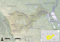 Saskatchewan basin map