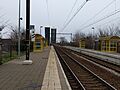 Station Kapelle-op-den-Bos - brug omhoog (2017)