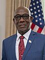 Trinidad and Tobago Prime Minister Keith Rowley on 6 July 2023 - (53027345558) (cropped)