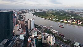 Vista de Ciudad Ho Chi Minh desde Bitexco Financial Tower, Vietnam, 2013-08-14, DD 04.JPG