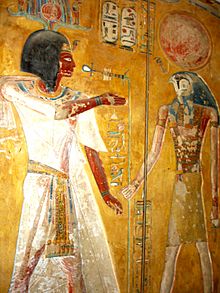 Wall paintings in Siptah's tomb, Valley of Kings.jpg