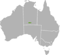 Zyzomys pedunculatus map