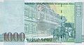 1,000 Armenian dram - 2015 (reverse)