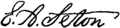 Appletons' Seton Elizabeth Ann signature