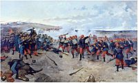 Archivo:Batalla de Lácar por Enrique Estevan y Vicente