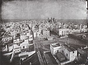 Archivo:Cádiz desde la torre Tavira (Juan Laurent)