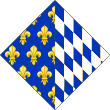 Coat of Arms of Isabeau of Bavaria (rhombus).svg