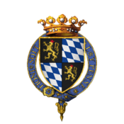 Coat of arms of Rupert, Count Palatine of the Rhine, KG.png