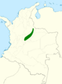 Coeligena bonapartei map