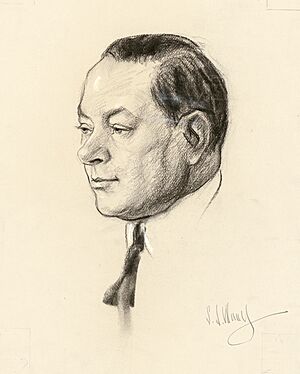 Archivo:David Sarnoff by Samuel Johnson Woolf, 1929, charcoal and chalk on paper, from the National Portrait Gallery as a gift of Time magazine - NPG-NPG 78 TC724Sarnoff-000001
