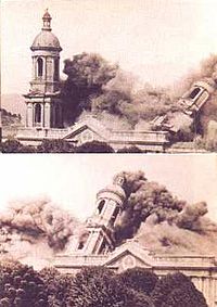 Archivo:Destrucción Ex Catedral de Concepción