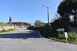 Estrada DP-7311 km 0 en Carreira, Ribeira.jpg