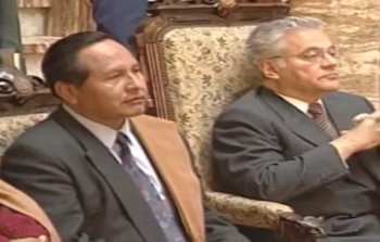 Archivo:Gonzalo Sanchez de Lozada y Victor Hugo Cardenas en 1993