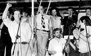 Archivo:Ismael Durán con Christopher Reeve
