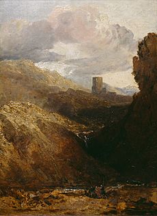 Archivo:J.M.W. Turner - Dolbadarn Castle - Study for Diploma Picture