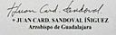 Firma de Juan Sandoval Íñiguez