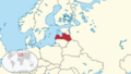 Latvia in its region