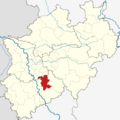 Locator map GL in North Rhine-Westphalia
