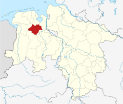 Locator map WST in Lower Saxony.svg