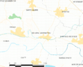 Map commune FR insee code 11405