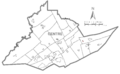 Map of Madisonburg, Centre County, Pennsylvania Highlighted