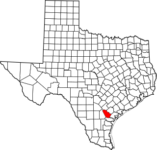Map of Texas highlighting Bee County.svg