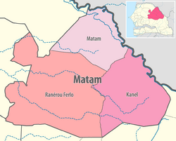 Map of the departments of the Matam region of Senegal.png