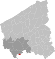 Messen West-Flanders Belgium Map