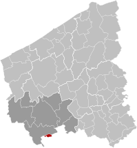 Messen West-Flanders Belgium Map.svg