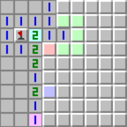 Minesweeper 9x9 10 example 7