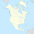 North America laea location map