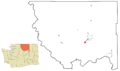 Okanogan County Washington Incorporated and Unincorporated areas Okanogan Highlighted