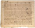 Original manuscript of Death and the Maiden Quartet